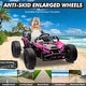 preview thumbnail 21 of 28, 24V Kids Eletric UTV with Remote Control，Battery Powered Ride On Toys with Big Wheel