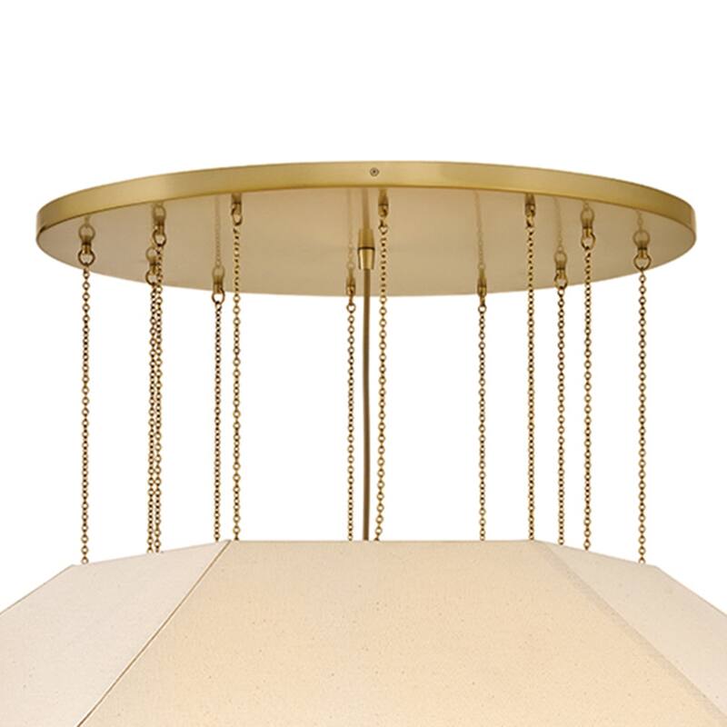Hinkley Lighting 47498 Lyla 10 Light 51" Wide Drum Chandelier with