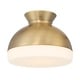 preview thumbnail 1 of 8, Crystorama Lighting Group GID-4000 Gidget 10" Wide Semi-Flush Ceiling Vibrant Gold