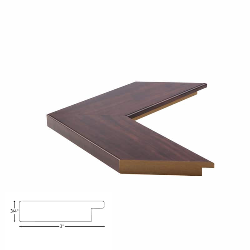 Frame My Mirror Walnut Framed Vanity Mirror, Pendleton Design