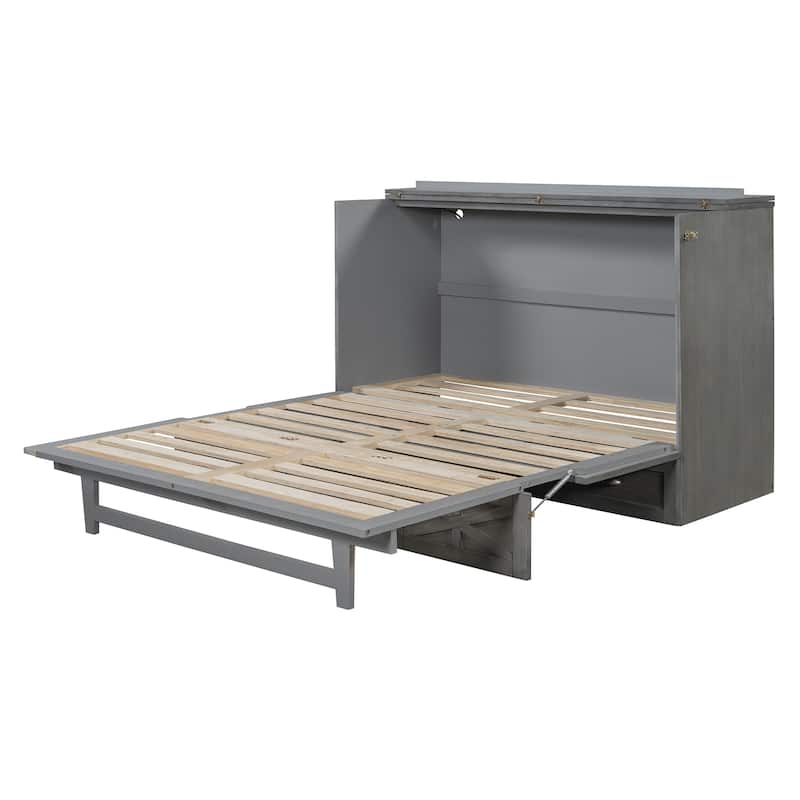 Modern Murphy Bed with Storage Drawers