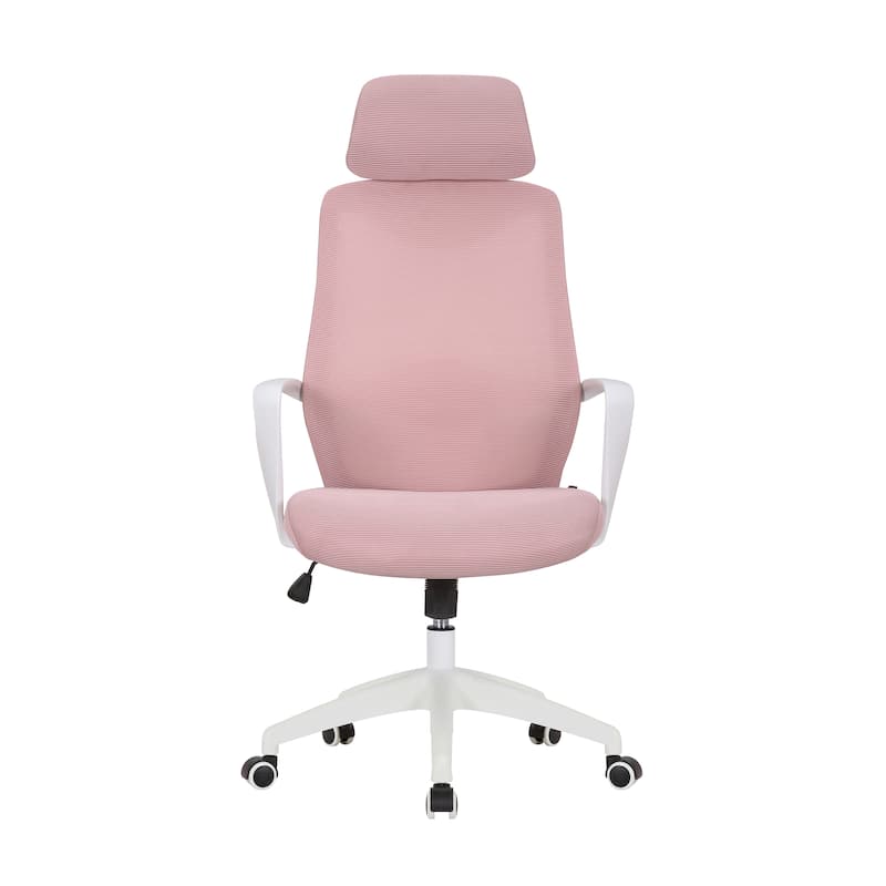 Porthos Home Cory Swivel Office Chair, Tall Mesh Back, Height Adjustable Seat