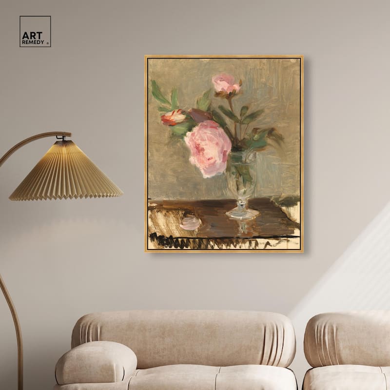 Moristot Peony Canvas by Art Remedy