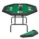 preview thumbnail 1 of 13, AVAWING 8 Players Game Poker Table Casino Leisure Green
