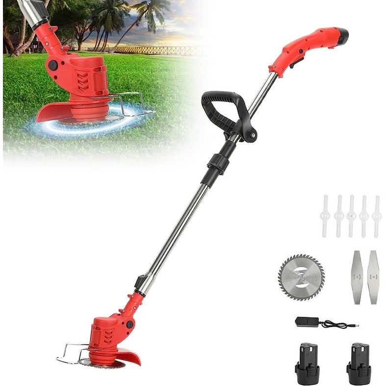 PAXCESS SF8A220 20 Volt 12 Inch Cordless String Trimmer Yard Tool