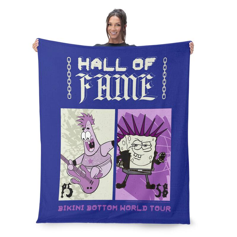 Nickelodeon Spongebob Squarepants Silk Touch Throw Blanket