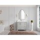 preview thumbnail 34 of 128, Willow Collections 36 in x 22 Aberdeen Freestanding Left Offset Sink Bathroom Vanity with Quartz or Marble Countertop