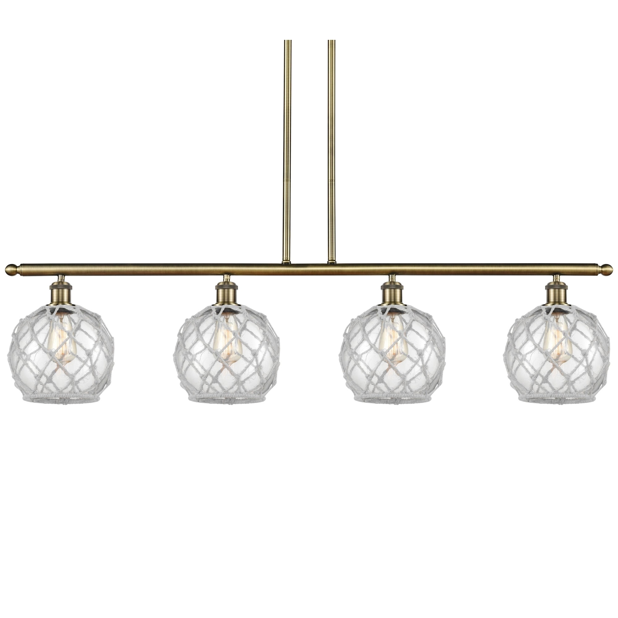 Innovations Lighting 516-4I-11-48 Farmhouse Rope Linear Farmhouse Rope