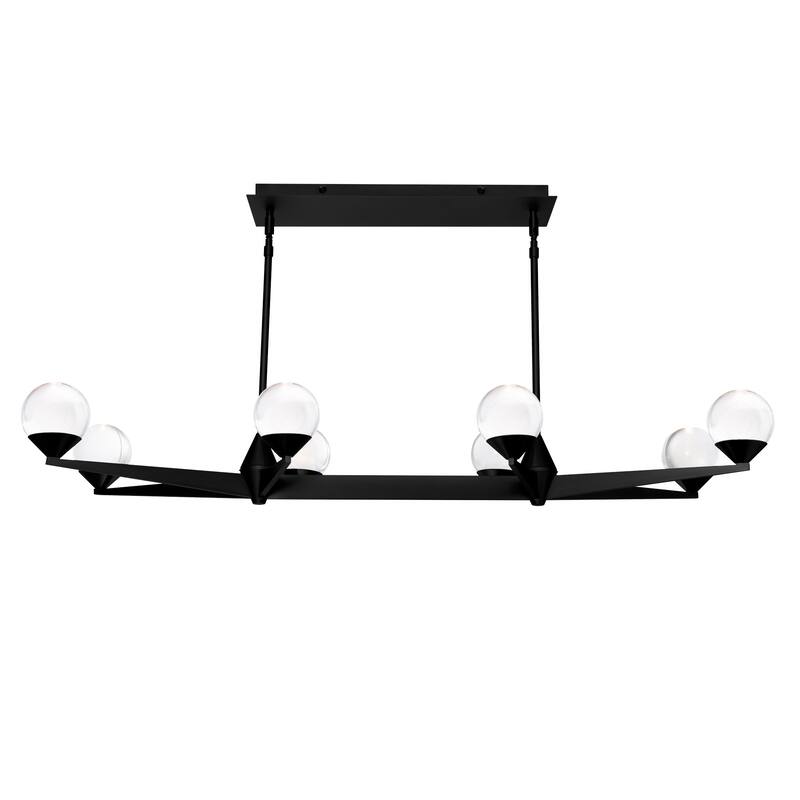Double Bubble 44in LED 8 Light Linear Chandelier 3000K