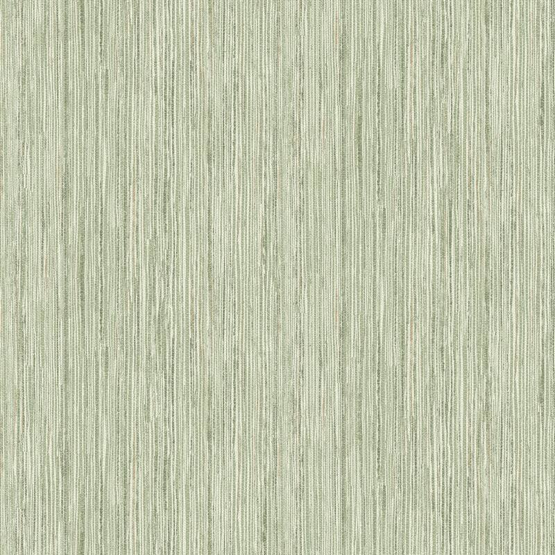 A-Street Prints Justina Green Faux Grasscloth Wallpaper