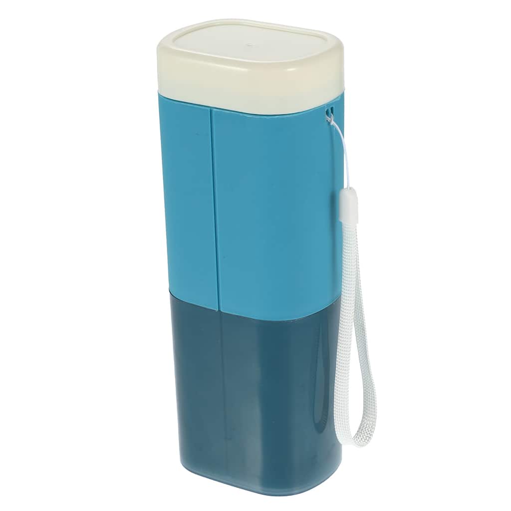 Large Capacity Toothbrush Case with Cup PP PE 7.87"x3.07"x2.28"