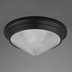 preview thumbnail 5 of 8, Maxim 10399 Hargreaves 3 Light 17" Wide Flush Mount Ceiling Fixture