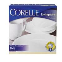 Shop Corelle Livingware 76-Piece Set - Winter Frost White (Service ... Shop Corelle Livingware 76-Piece Set - Winter Frost White (Service ...