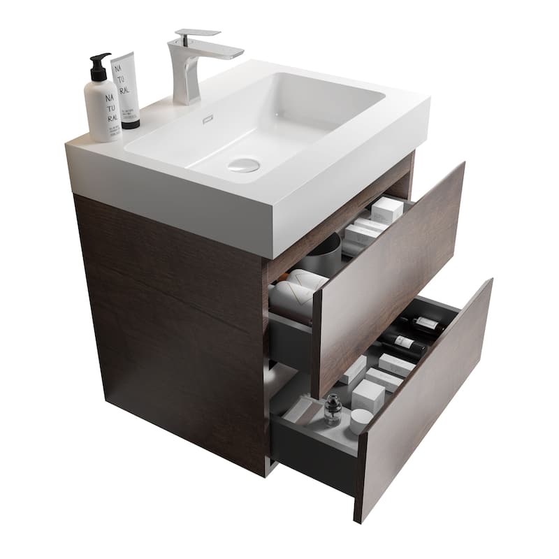 24" Bathroom Vanity with Sink