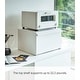 preview thumbnail 6 of 12, Yamazaki Home Bread Box - Two Styles, Steel, Horizontal, Holds 22.2 lbs - L 13.58 x W 15.75 x H 9.45 inches
