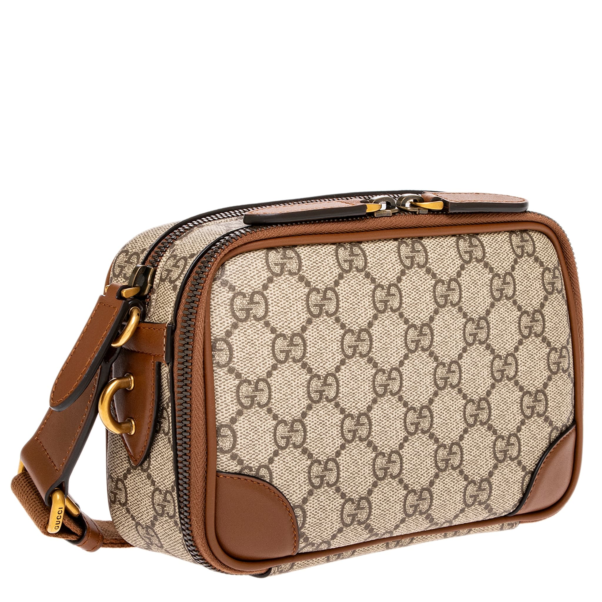 Gucci GG Emblem Dual Compartment Mini Bag - Overstock - 44000542