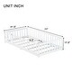 preview thumbnail 35 of 33, Twin Size Floor Bed with Fence and Door, Rubber Wood Frame with Safety Guardrails