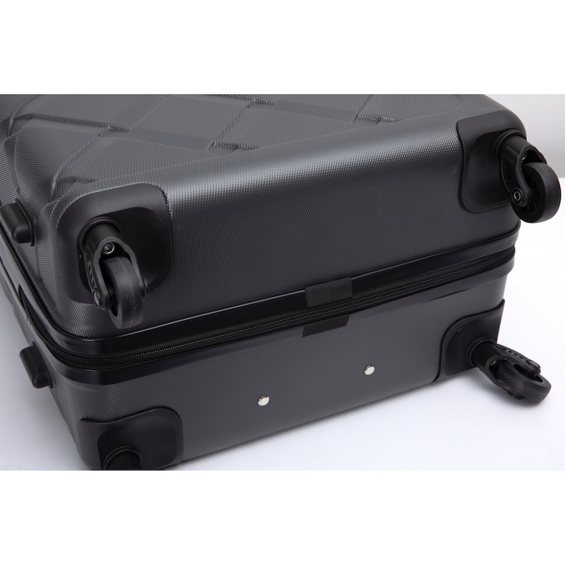 Hardshell Suitcase with Spinner Wheels ABS Luggage Sets Lightweight Durable Suitcase