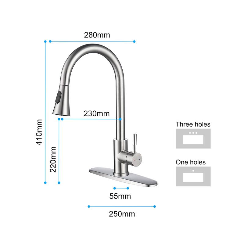 Single Handle Pull out Kitchen Faucet