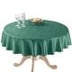 preview thumbnail 5 of 22, Solid Scroll Scalloped Edge Tablecloth