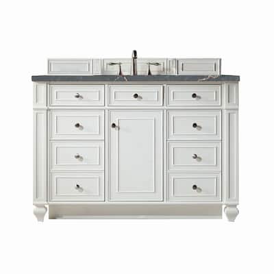 James Martin Vanities 157-V48-3PBL Bristol 48" Single Basin Walnut