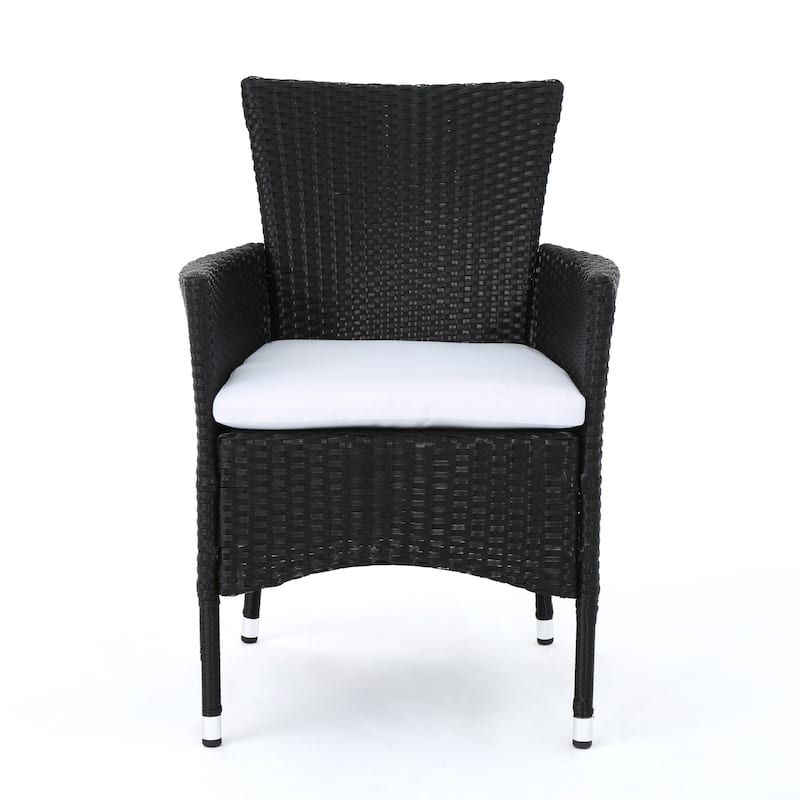 Christopher Knight Home Malta Wicker Patio Armchairs (Set of 2)