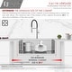 preview thumbnail 3 of 25, STYLISH 30 inch Stainless Steel 16G Workstation Undermount Kitchen Sink - Brushed Stainless Steel - 30" x 19" x 10"