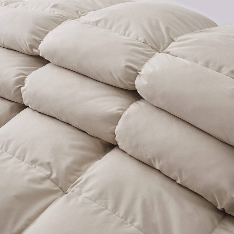 Premium White Feather Down Comforter Duvet Insert All Warmth Levels