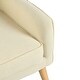 preview thumbnail 32 of 32, Modern Armchair,Tufted Accent Chair with Wood Legs,Comfortable Polyester Upholstery,Button-Tufted Back & Tapered Design