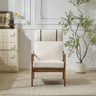 Christopher Knight Home - Jennie Tall-Back Wood Armchair with Ergonomic Comfort for Any Room