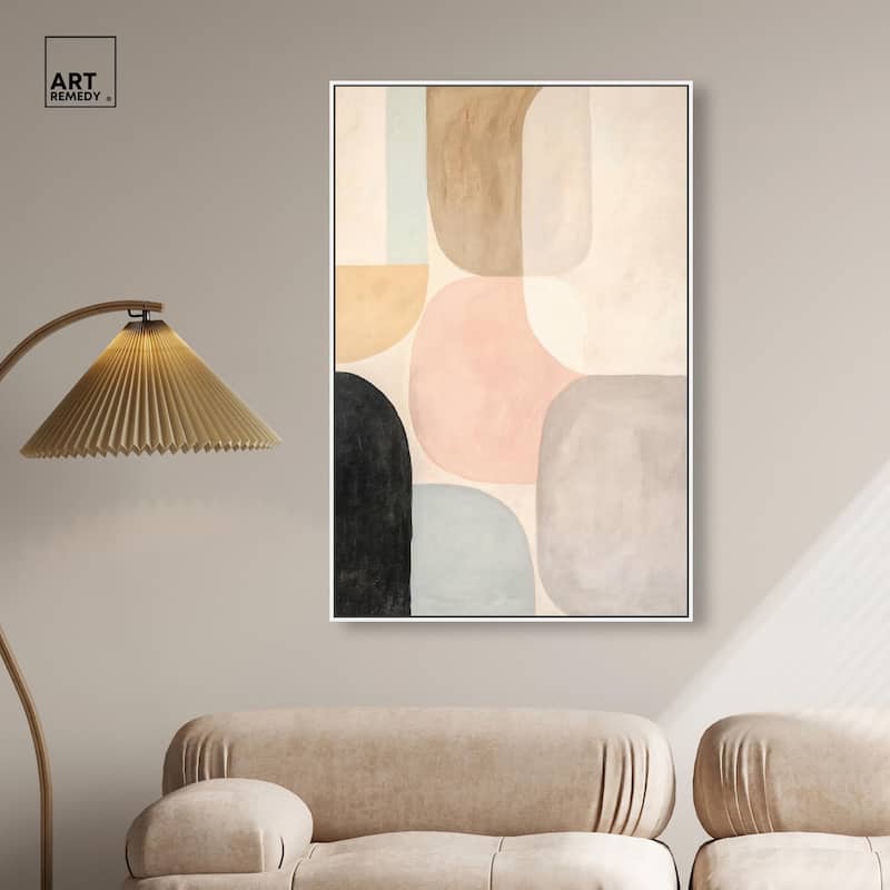 Soft Cubism II Canvas by Art Remedy