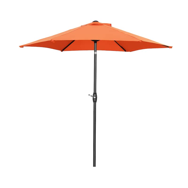 Ainfox 9ft Patio Umbrella Crank Lift Tilt Without Base Outdoor Hexagonal Umbrella