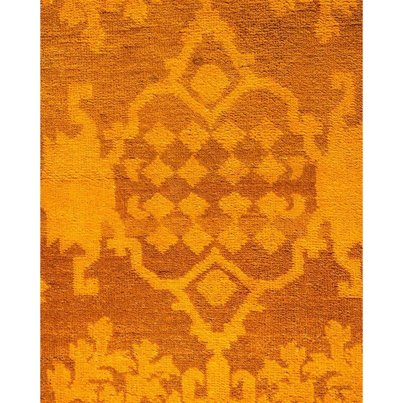 Vibrance, One-of-a-Kind Handmade Area Rug - Gold, 4' 3" x 6' 2" - 4' 3" x 6' 2"