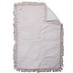 preview thumbnail 7 of 9, Rizzy Home Tatum Solid Fringe Crib Quilt - 38" X 50" Blush