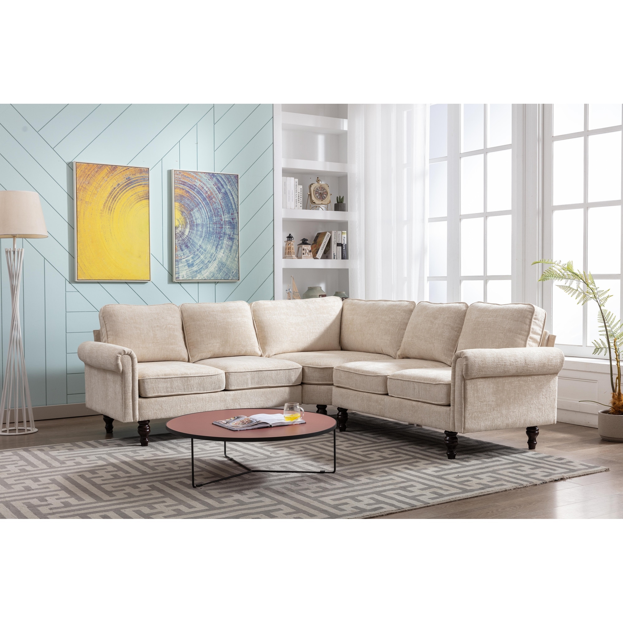 Deana fabric sectional sale