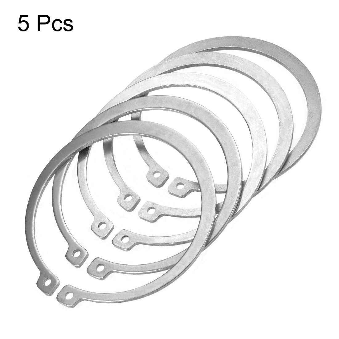 20Pcs 7mm Stainless Steel External Retaining Rings