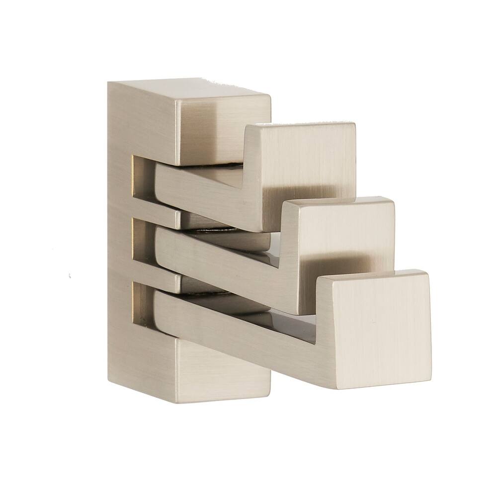 Alno A6485 Linear 5/8" Wide Solid Metal Modern Triple Swivel Arm