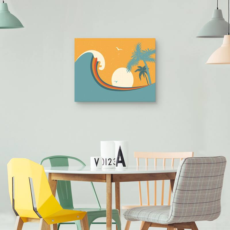 Retro Fun 4 by Victoria Brown Canvas Art Print