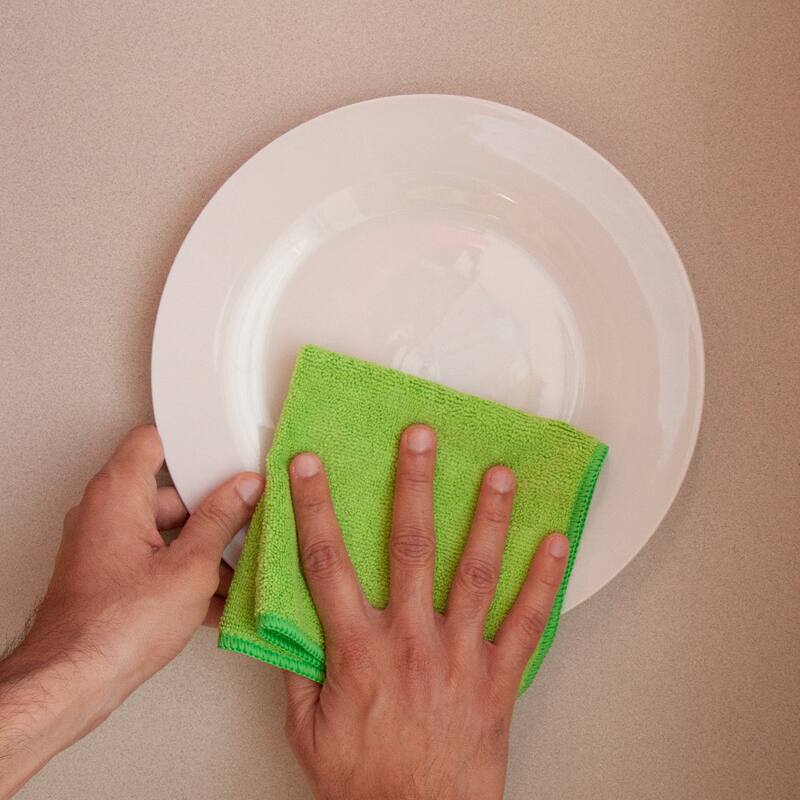 Arkwright 12-Piece Silversure Antimicrobial Cleaning Cloths - 12x12