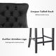 preview thumbnail 13 of 64, Contemporary Velvet Upholstered Counter Bar Stools Set of 4