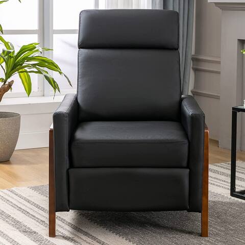 Modern Recliner Chair Home Theater Seating with Thick Seat Cushion and Adjustable Backrest