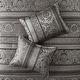 preview thumbnail 12 of 13, Madison Park Venetian Grey Jacquard 7-piece Comforter Set