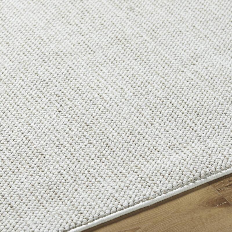 Livabliss Bouclair Casual Distressed Solid Color Area Rug