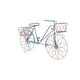 preview thumbnail 4 of 30, Colorful Metal Vintage Whimsical Eclectic Bicycle Plant Stand - 54 x 18 x 32