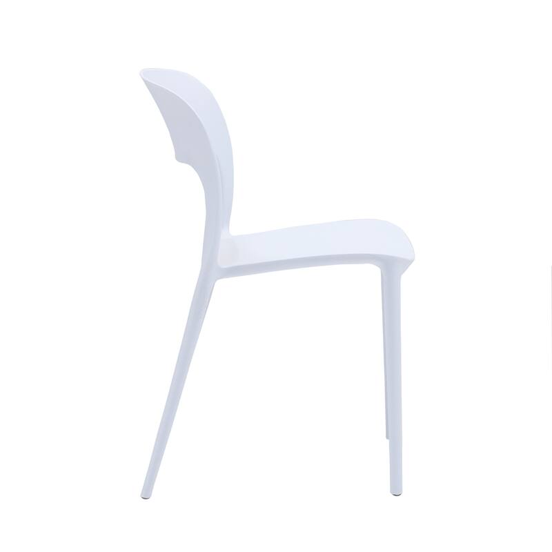 Porthos Home Brody Stackable Plastic Dining Chairs (Set of 2)