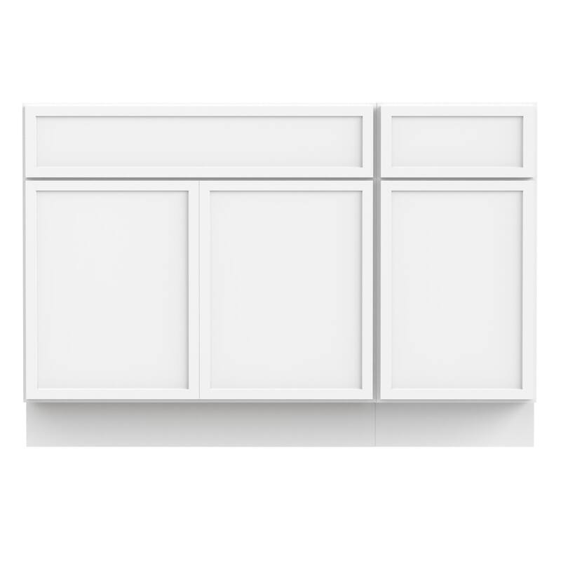 Vanity Art 45" Birch Freestanding Bathroom Vanity Cabinet without Top