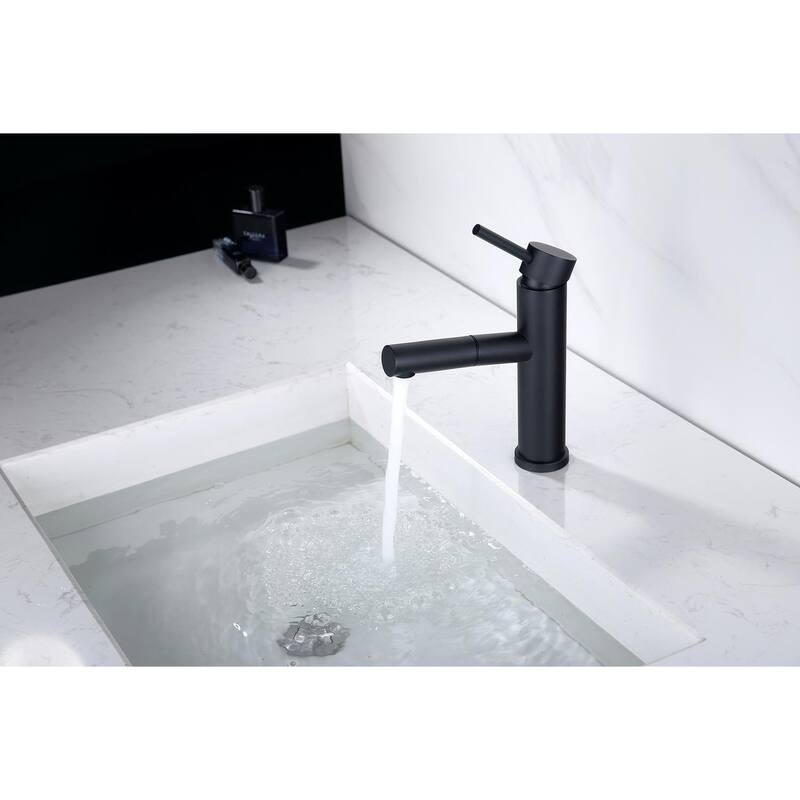 MEPO Single Hole Pullout Spout Faucet - 7'' x 7'' x 2''