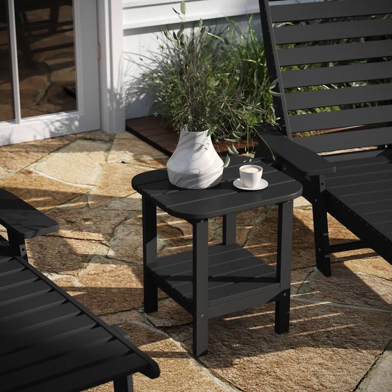 All-Weather Adirondack Style Patio Side Table