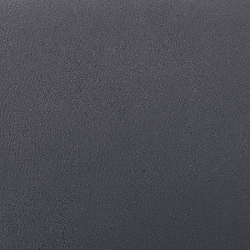 Palmdale Faux Leather and Metal Upholstered Swivel Counter or Bar Stool