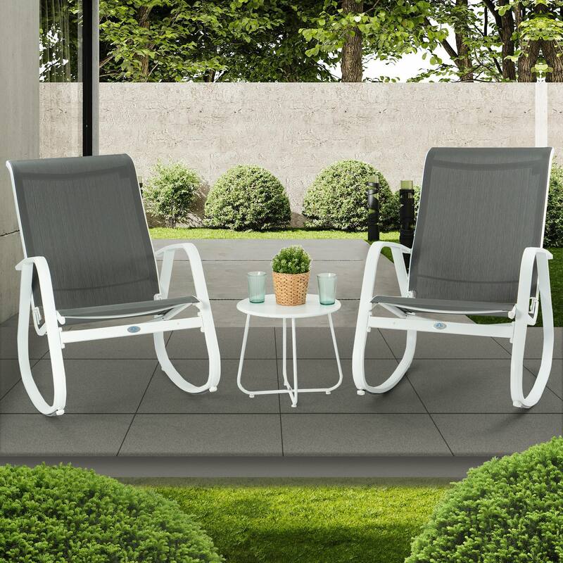 Kozyard Outdoor Contemporary Patio Rocking Sling Chair